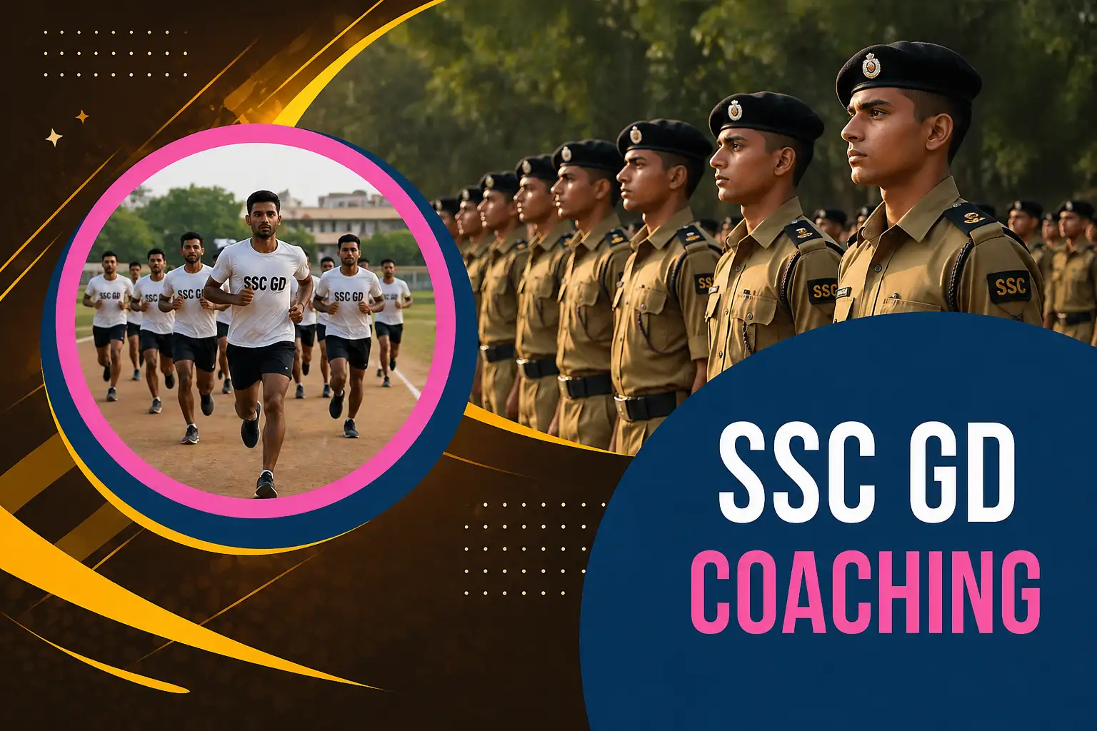 SSC GD Coaching SSC GD Coaching with Written and Physical Training
